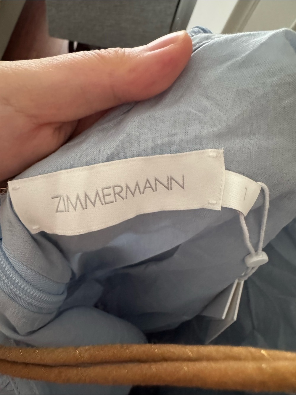 Zimmermann floral tiered maxi dress in blue - Picture 7 of 9